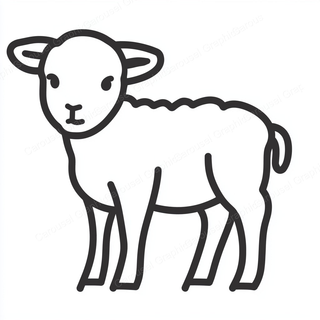 Lamb Vector Graphic preview