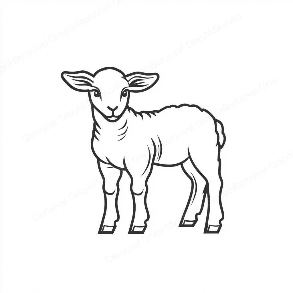 Lamb Vector Graphic preview