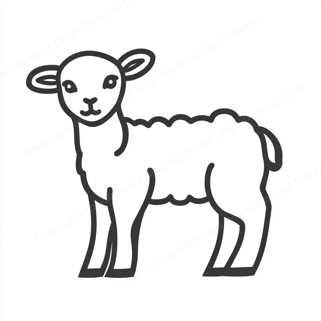 Lamb Vector Graphic preview