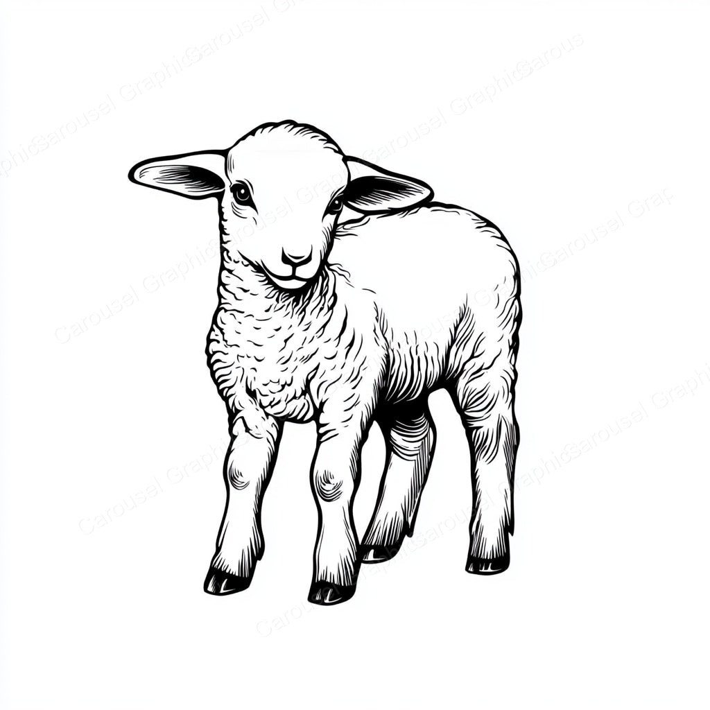 Lamb Vector Graphic preview