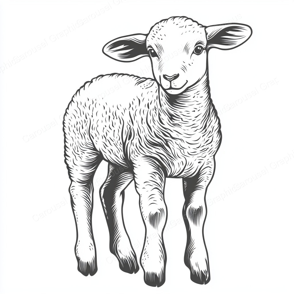 Lamb Vector Graphic preview