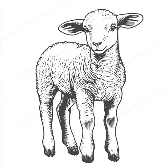 Lamb Vector Graphic preview