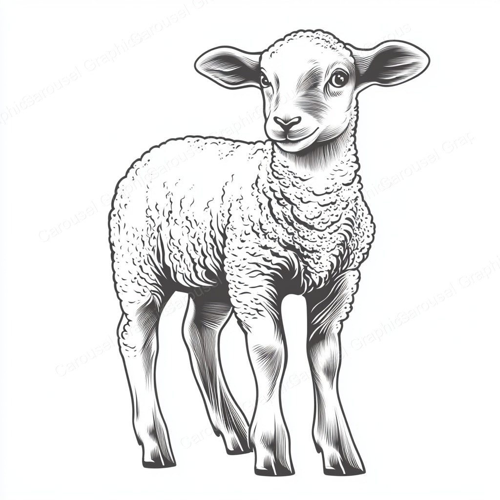Lamb Vector Graphic preview
