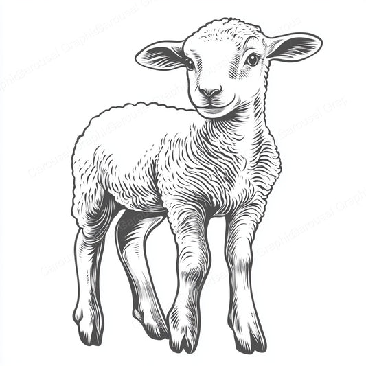 Lamb Vector Graphic preview