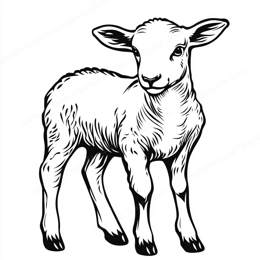 Lamb Vector Graphic preview