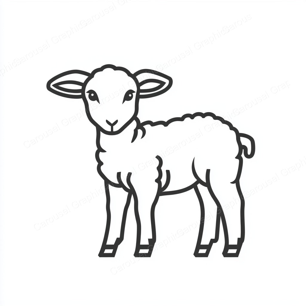 Lamb Vector Graphic preview