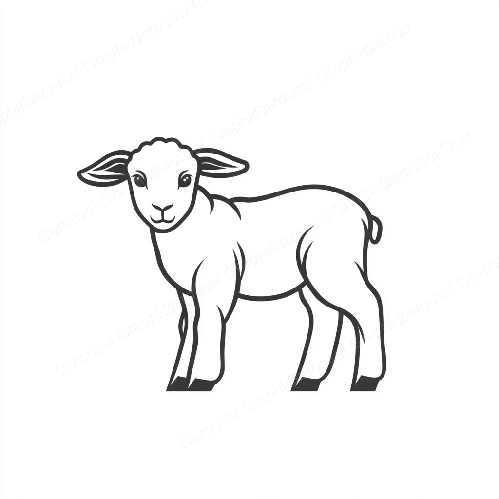 Lamb Vector Graphic preview