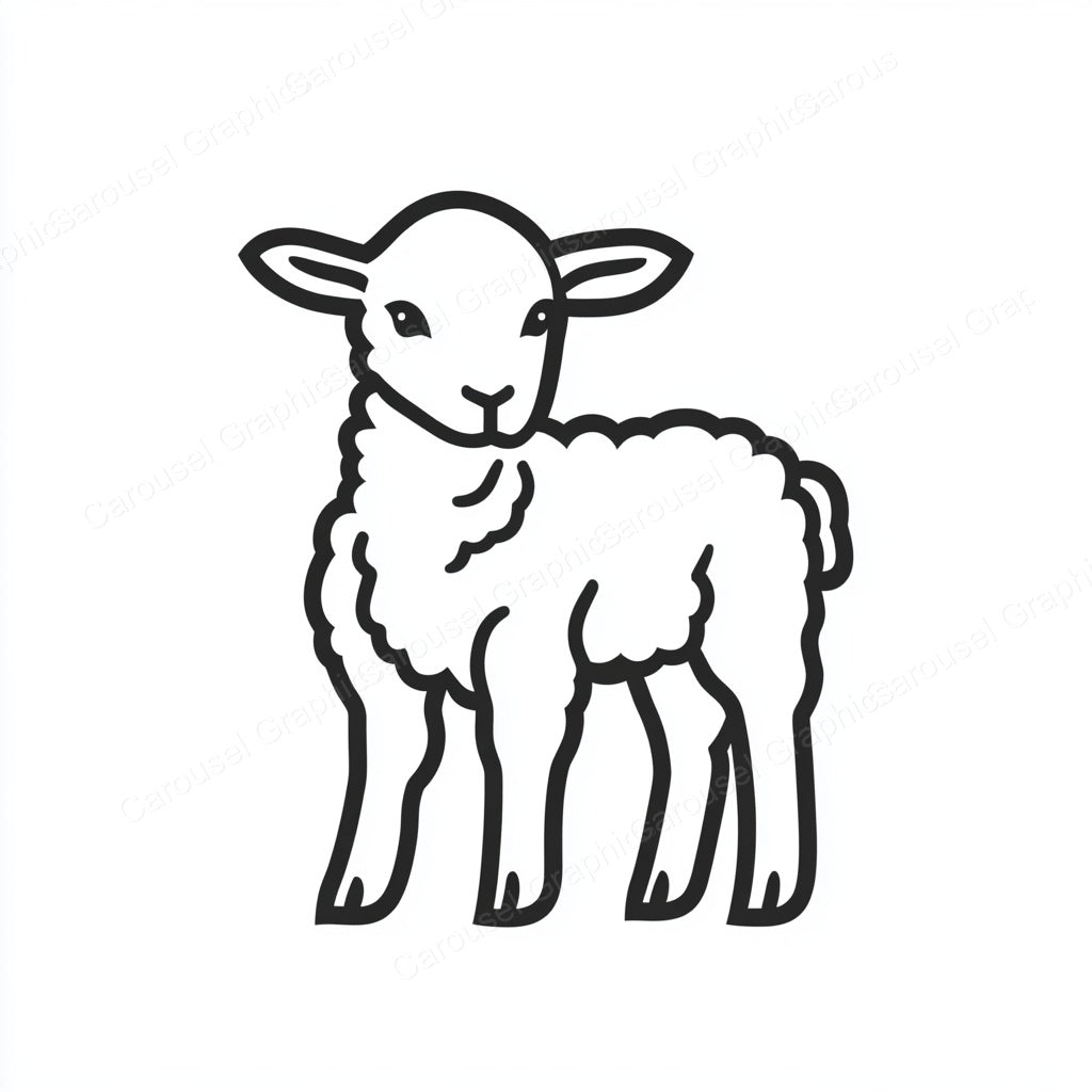 Lamb Vector Graphic preview
