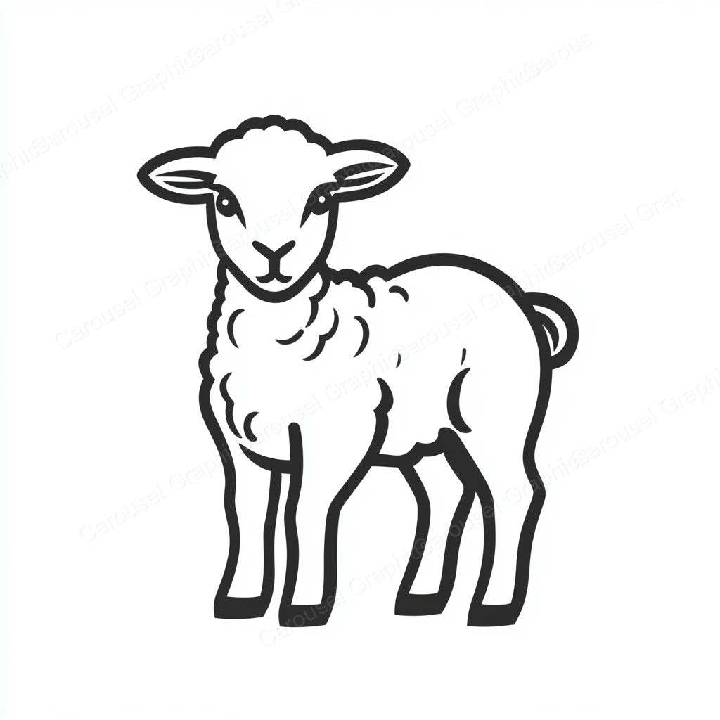 Lamb Vector Graphic preview