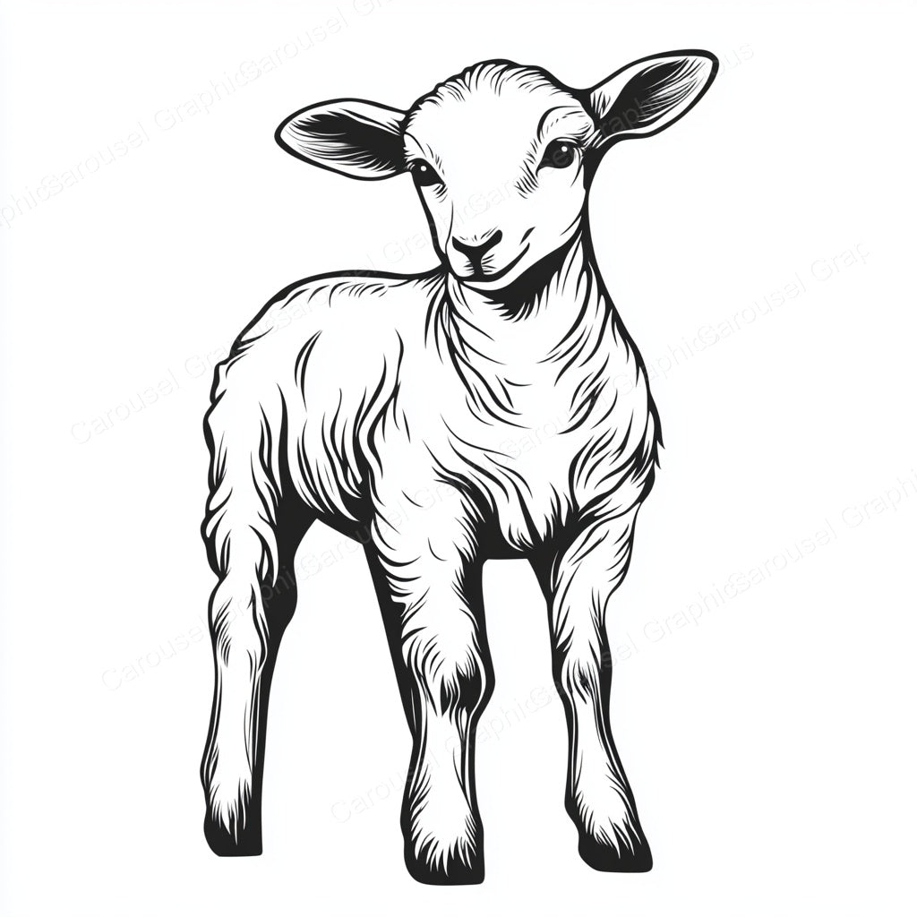 Lamb Vector Graphic preview