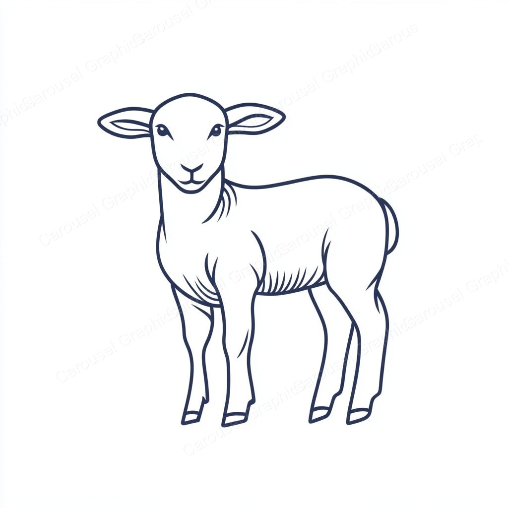 Lamb Vector Graphic preview