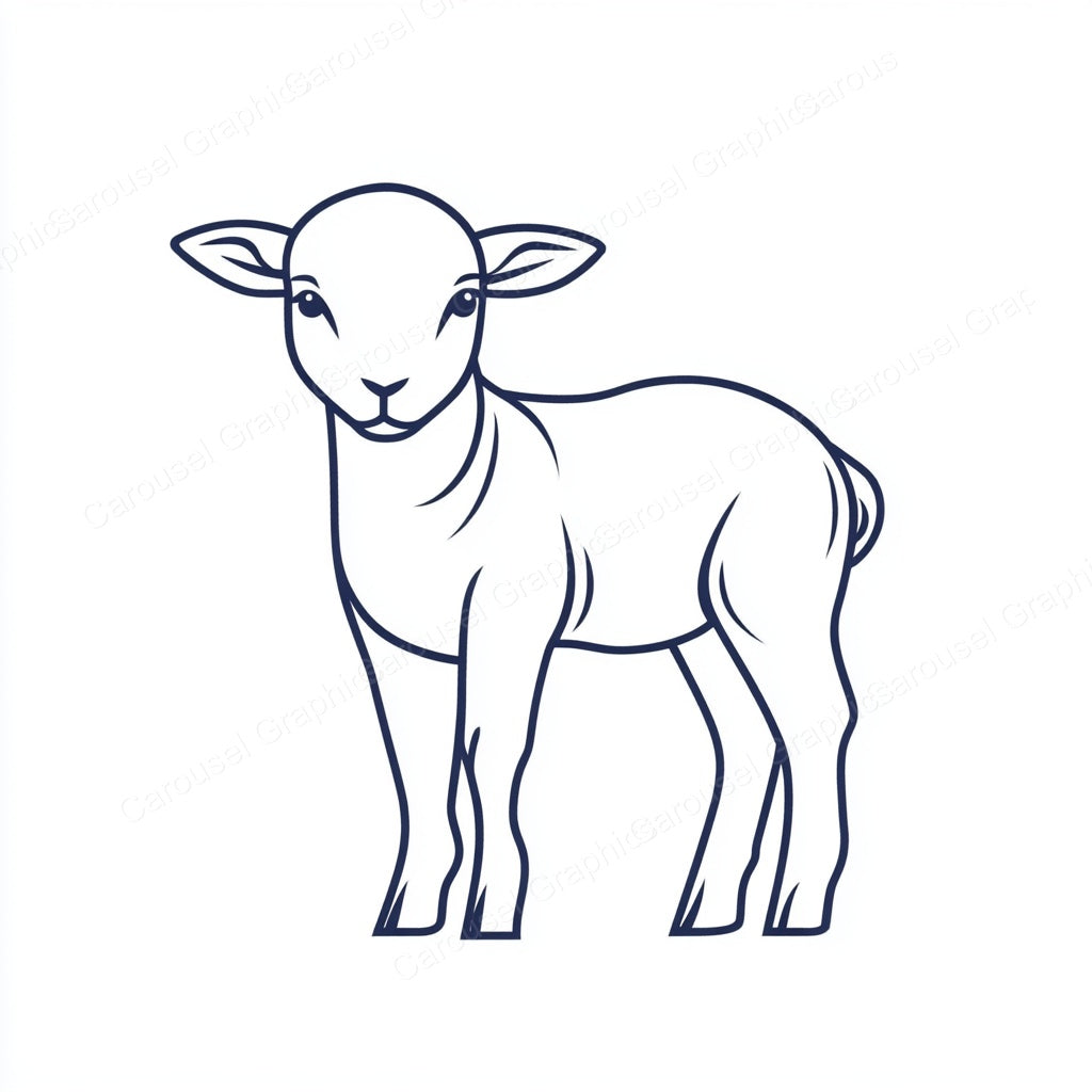 Lamb Vector Graphic preview