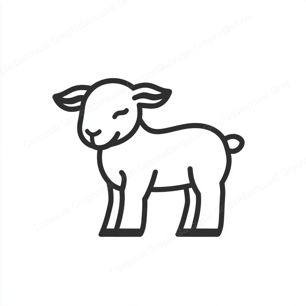 Lamb Vector Graphic preview