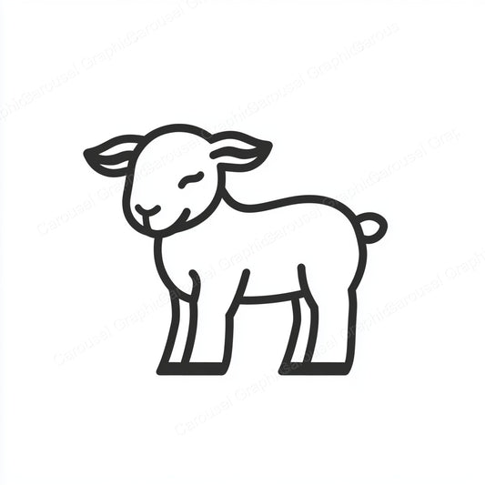 Lamb Vector Graphic preview