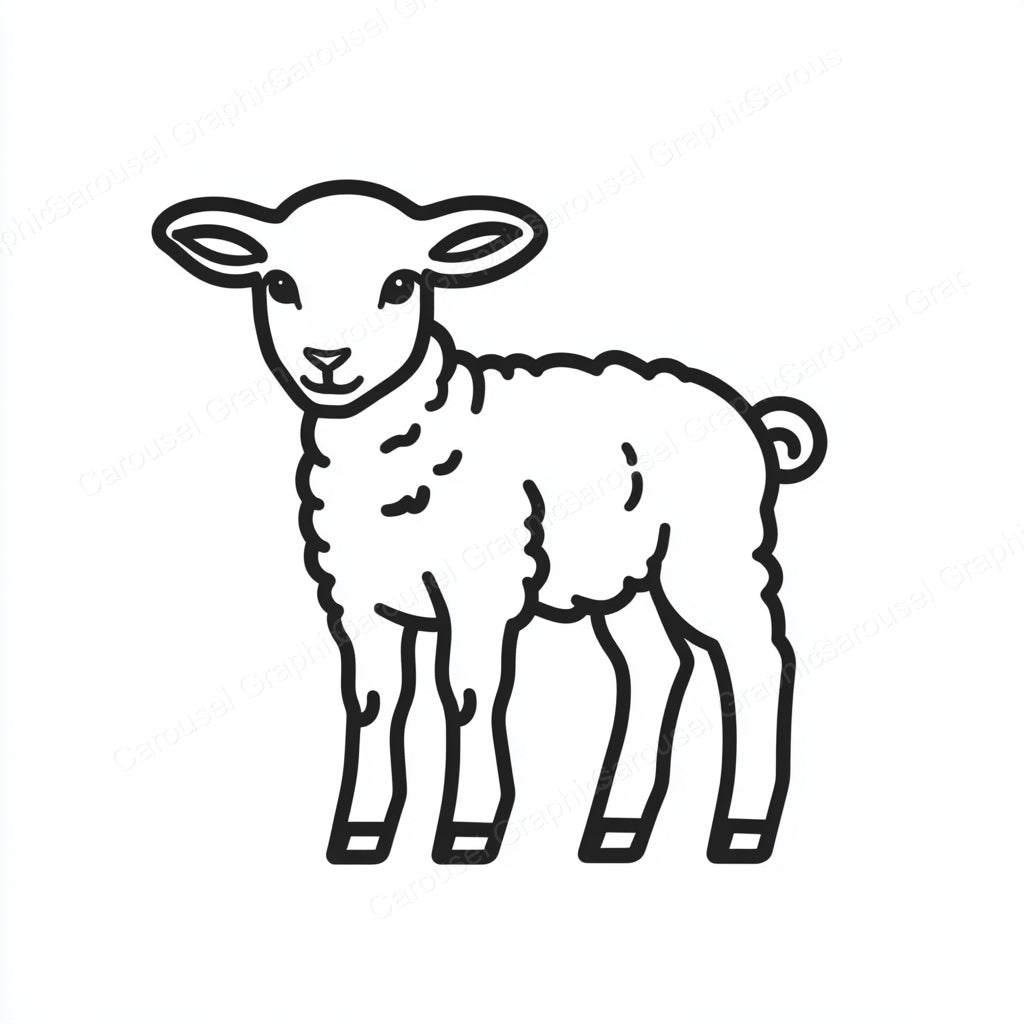 Lamb Vector Graphic preview