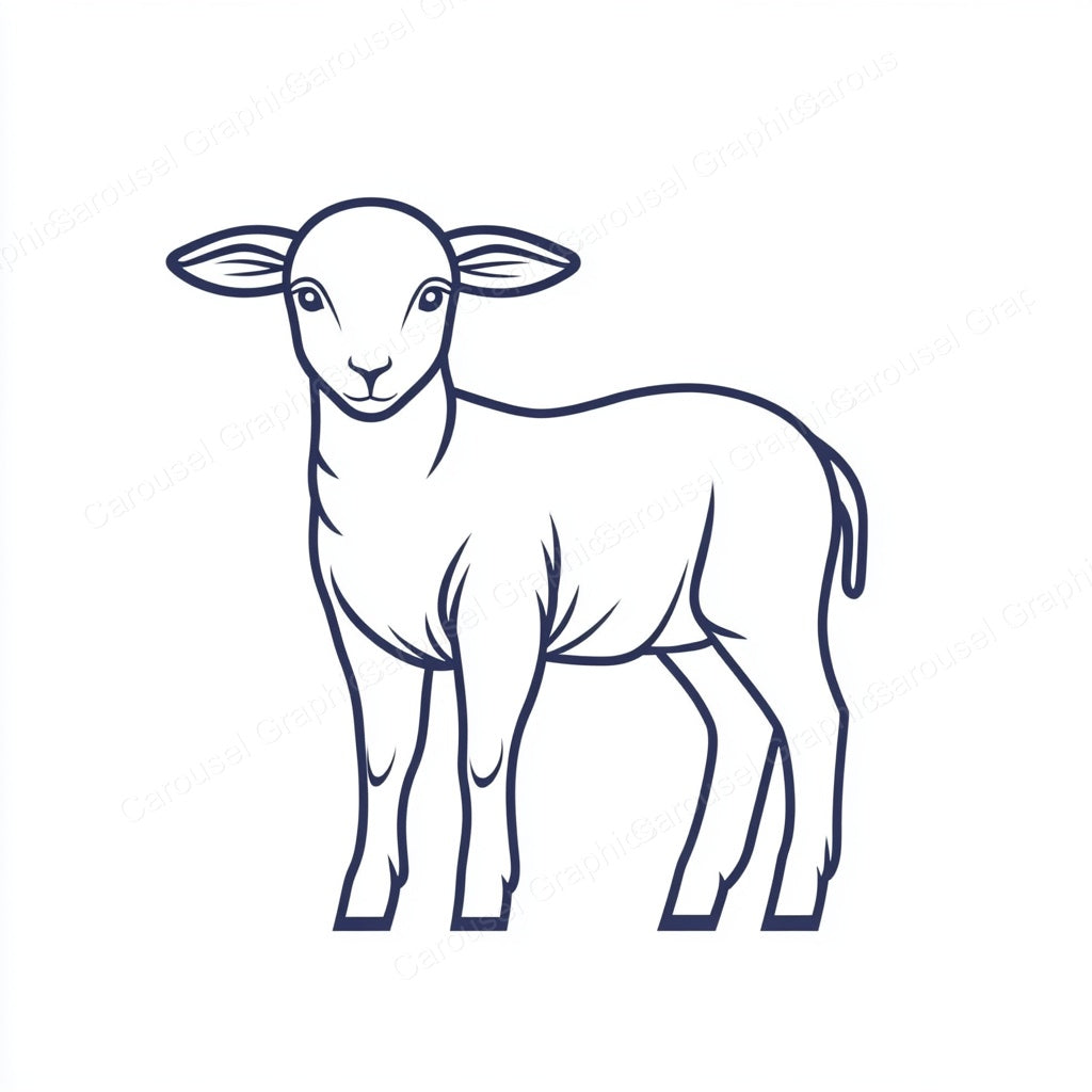 Lamb Vector Graphic preview