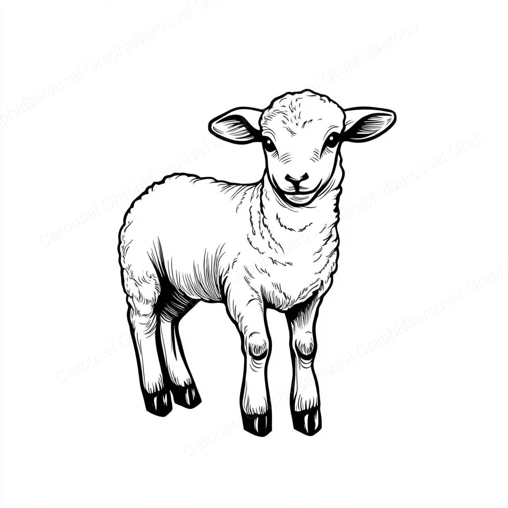 Lamb Vector Graphic preview