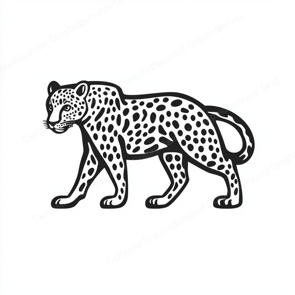 Leopard Vector Graphic preview