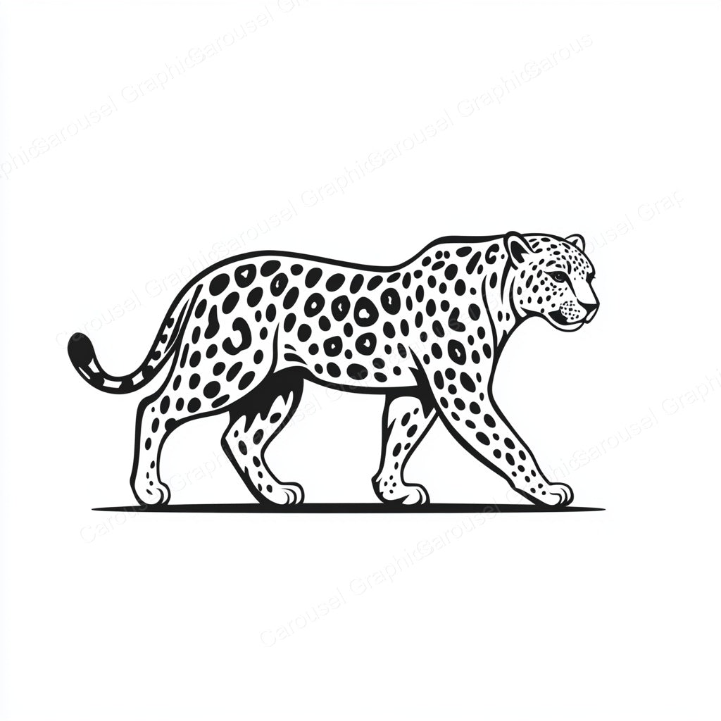 Leopard Vector Graphic preview