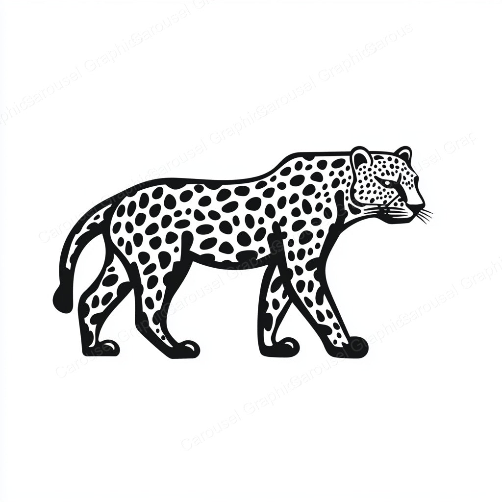 Leopard Vector Graphic preview