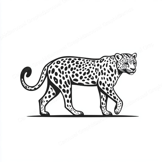 Leopard Vector Graphic preview