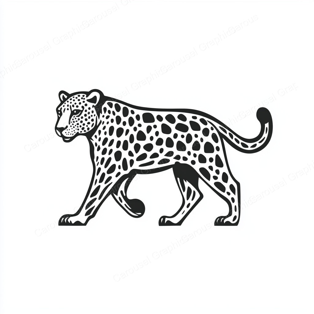 Leopard Vector Graphic preview