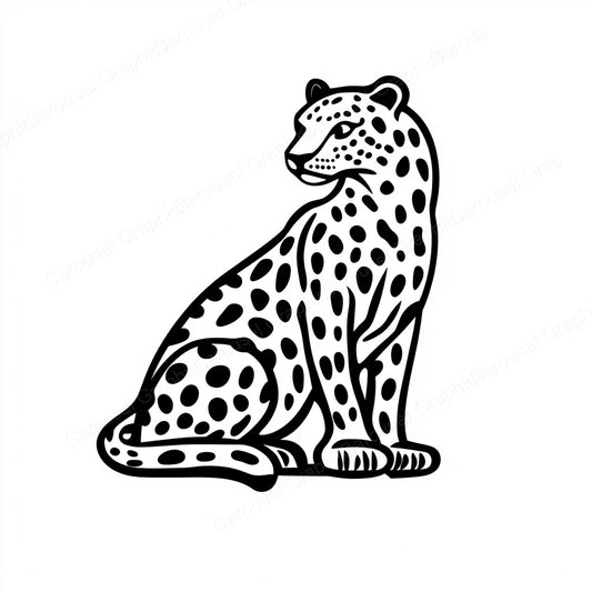 Leopard Vector Graphic preview