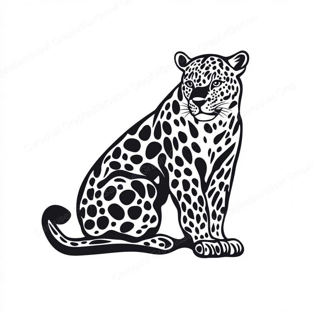 Leopard Vector Graphic preview