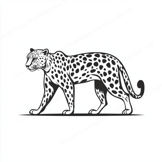 Leopard Vector Graphic preview