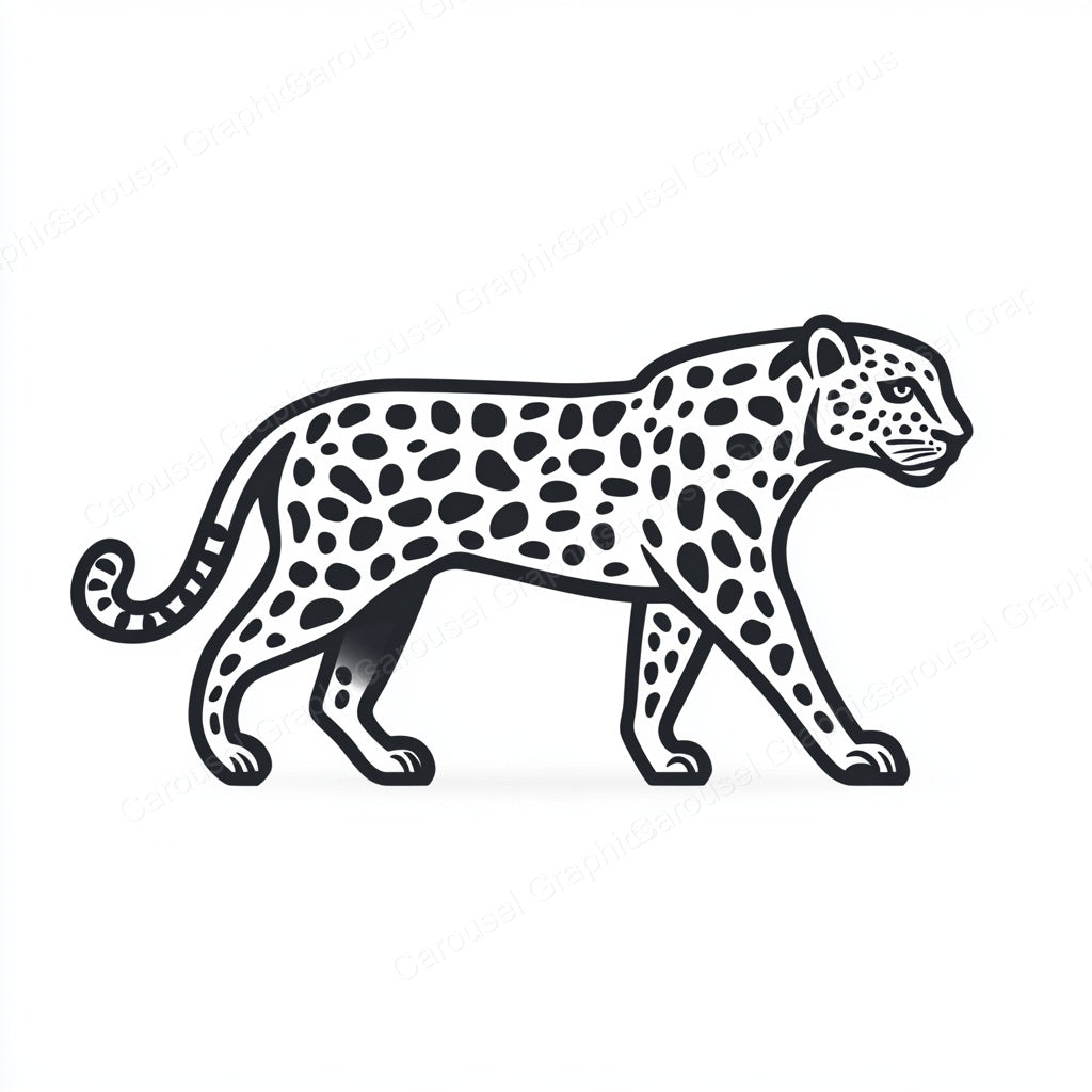 Leopard Vector Graphic preview