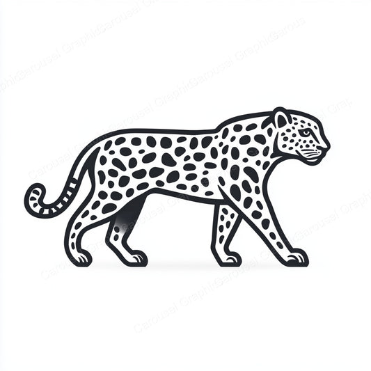 Leopard Vector Graphic preview