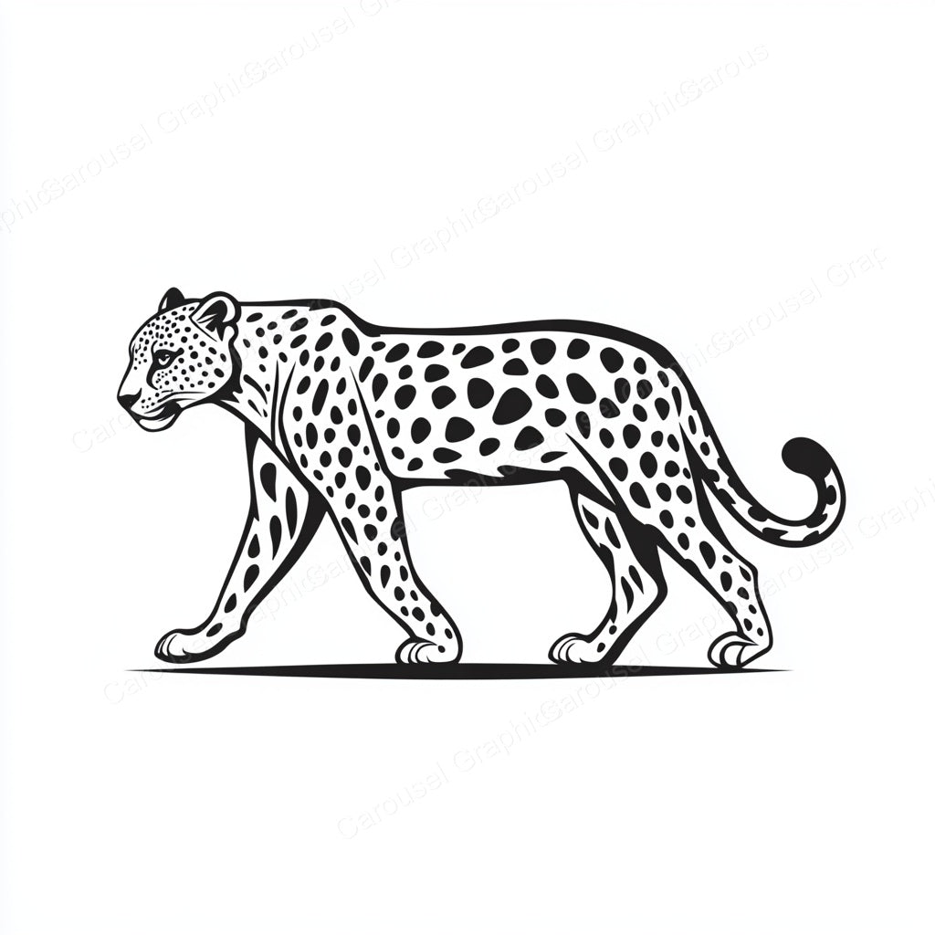 Leopard Vector Graphic preview