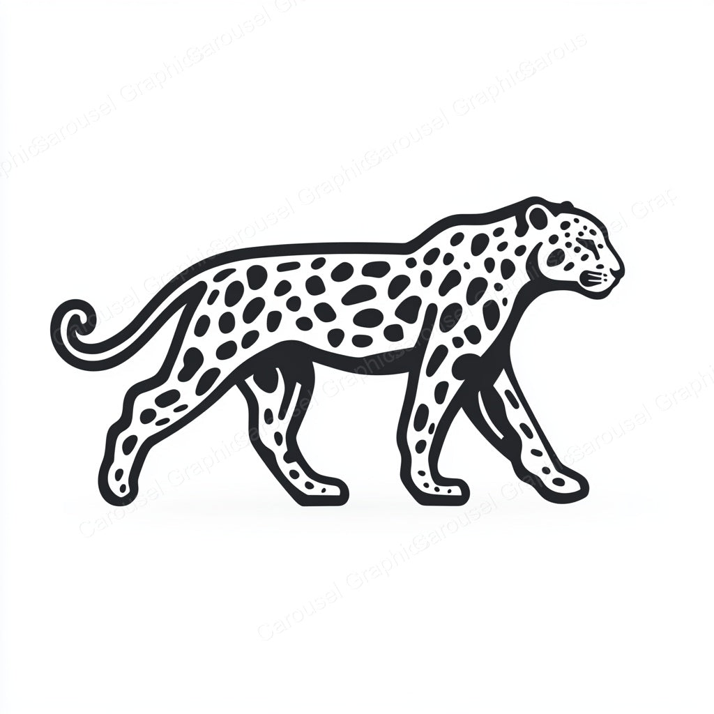 Leopard Vector Graphic preview