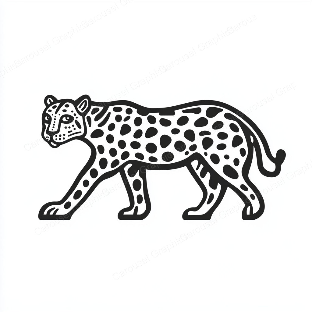 Leopard Vector Graphic preview