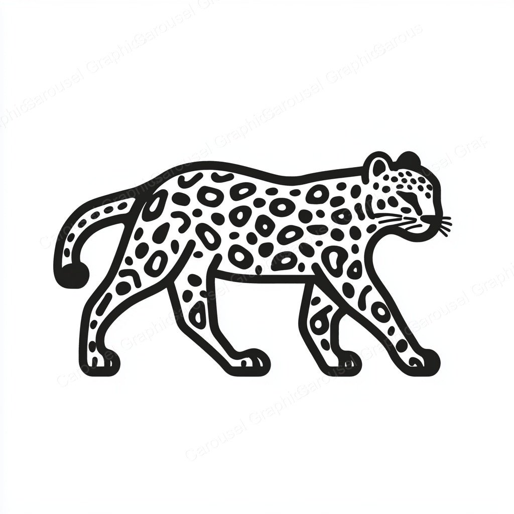 Leopard Vector Graphic preview