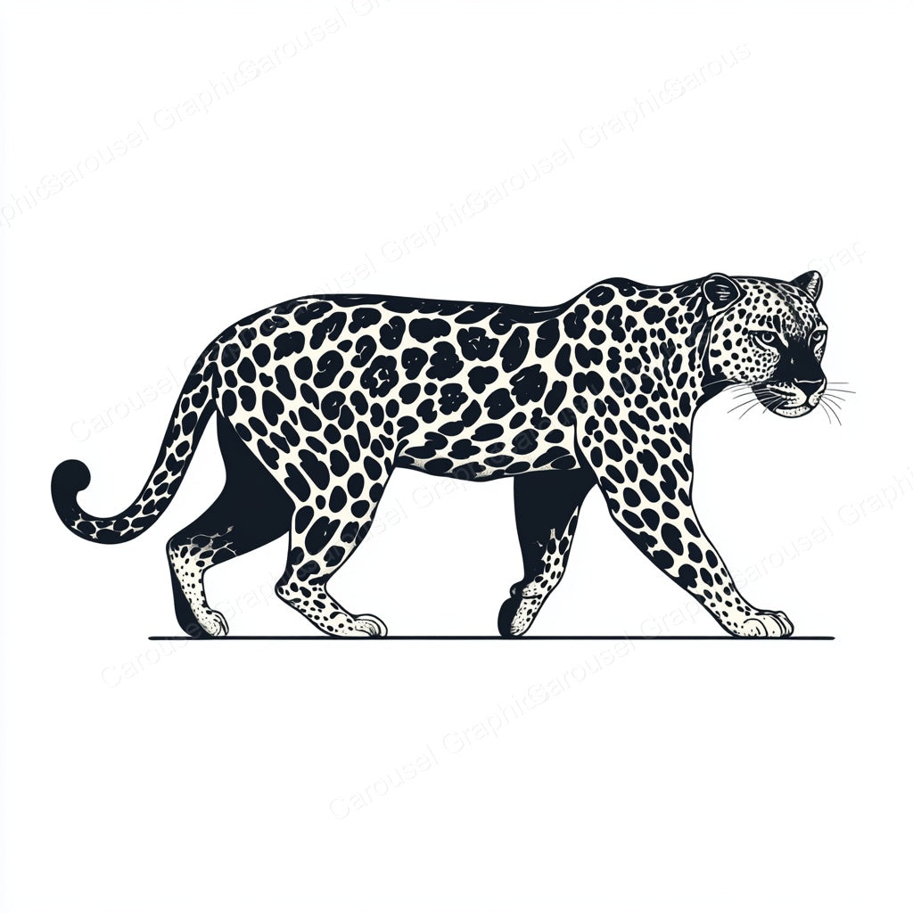 Leopard Vector Graphic preview