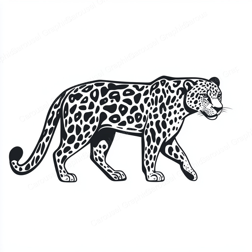 Leopard Vector Graphic preview