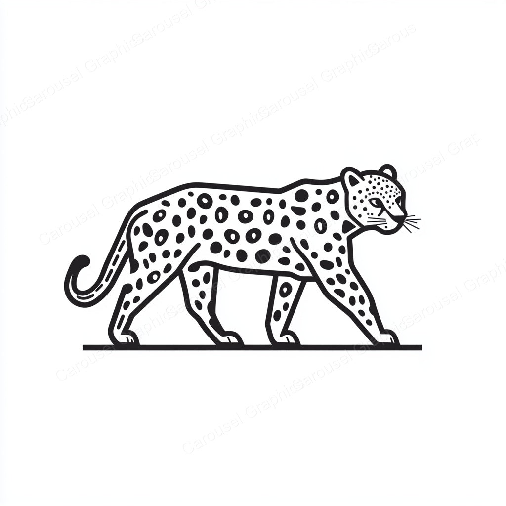 Leopard Vector Graphic preview