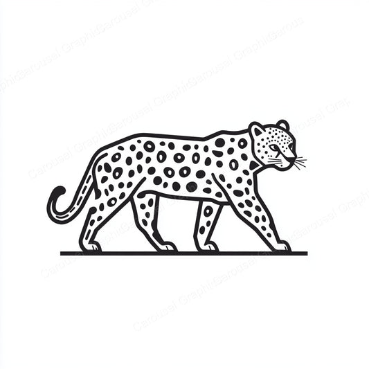 Leopard Vector Graphic preview