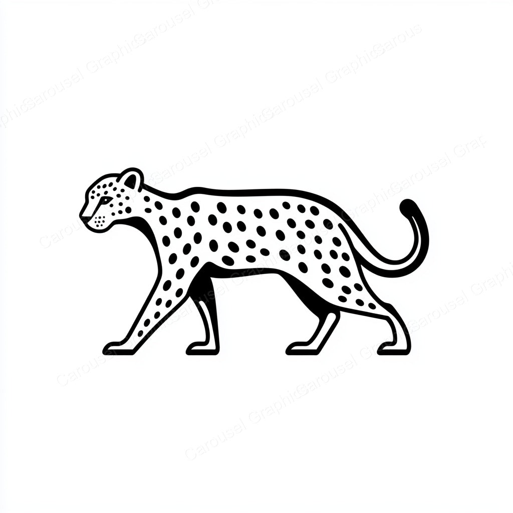 Leopard Vector Graphic preview