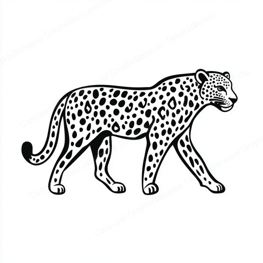 Leopard Vector Graphic preview