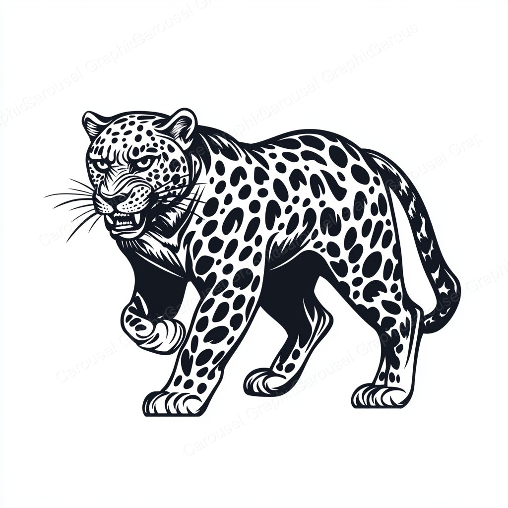 Leopard Vector Graphic preview