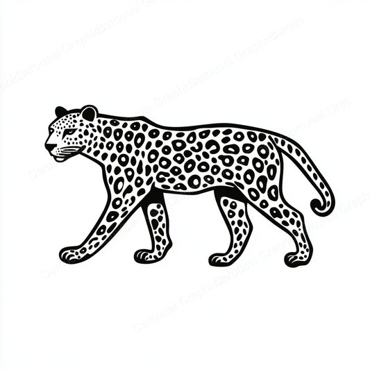Leopard Vector Graphic preview