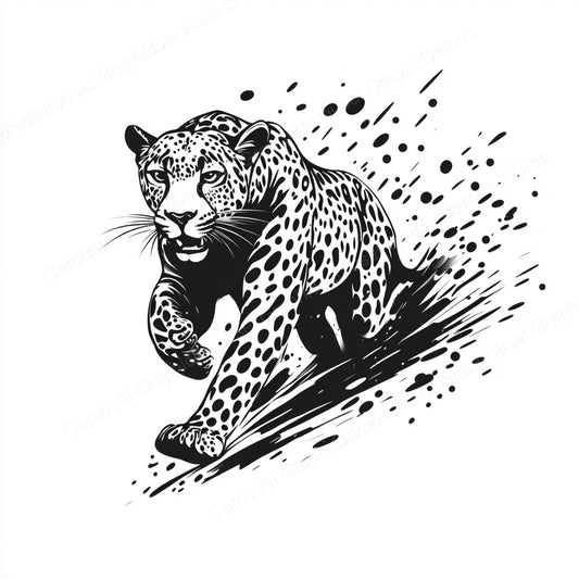 Leopard Vector Graphic preview