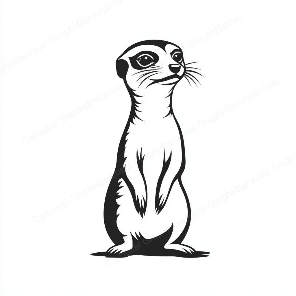 Meerkat Vector Graphic preview