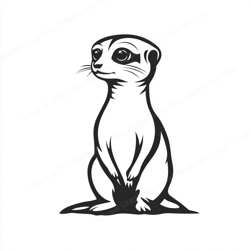 Meerkat Vector Graphic preview