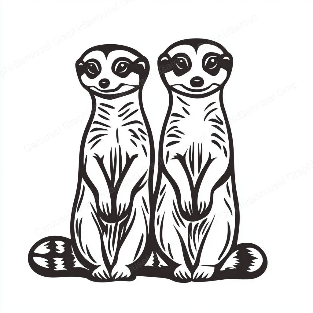 Meerkat Vector Graphic preview