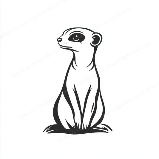 Meerkat Vector Graphic preview