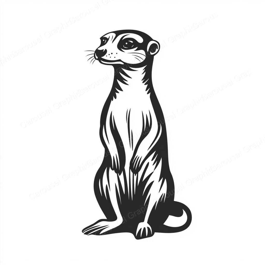 Meerkat Vector Graphic preview
