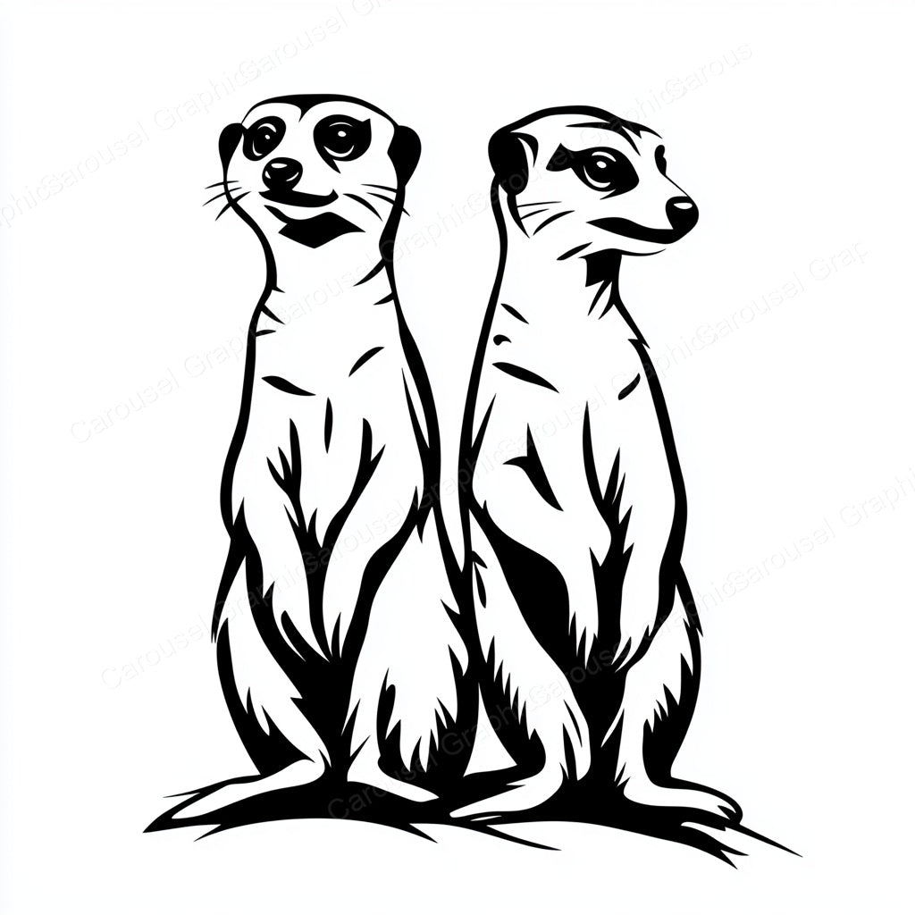 Meerkat Vector Graphic preview
